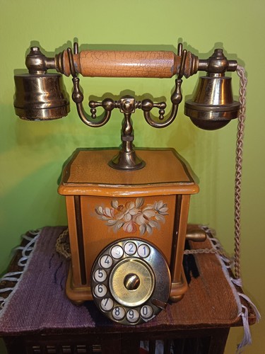 Telefono fisso telcer vintage - fisso,