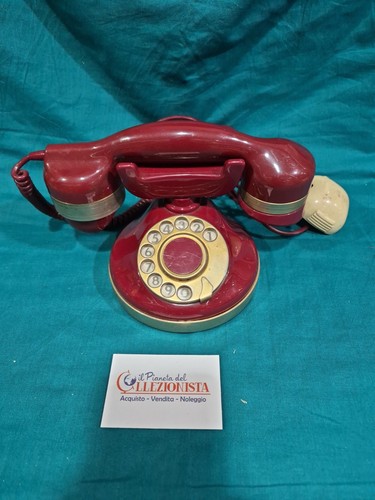 Telefono disco rosso telcer - disco,