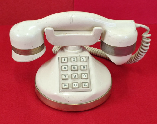 Telefono vintage avorio oro - vintage,