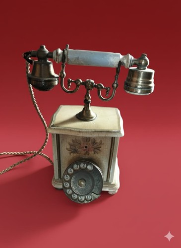 Telefono vintage disco - telefono,