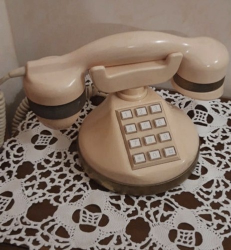 Telefono vintage avorio oro - vintage,