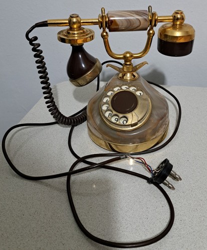 Telefono fisso disco telcer - telefono, a