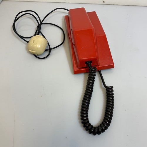 Telefono vintage telcer rosso - telefono,