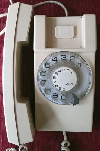 Telefono fisso disco telcer - a,